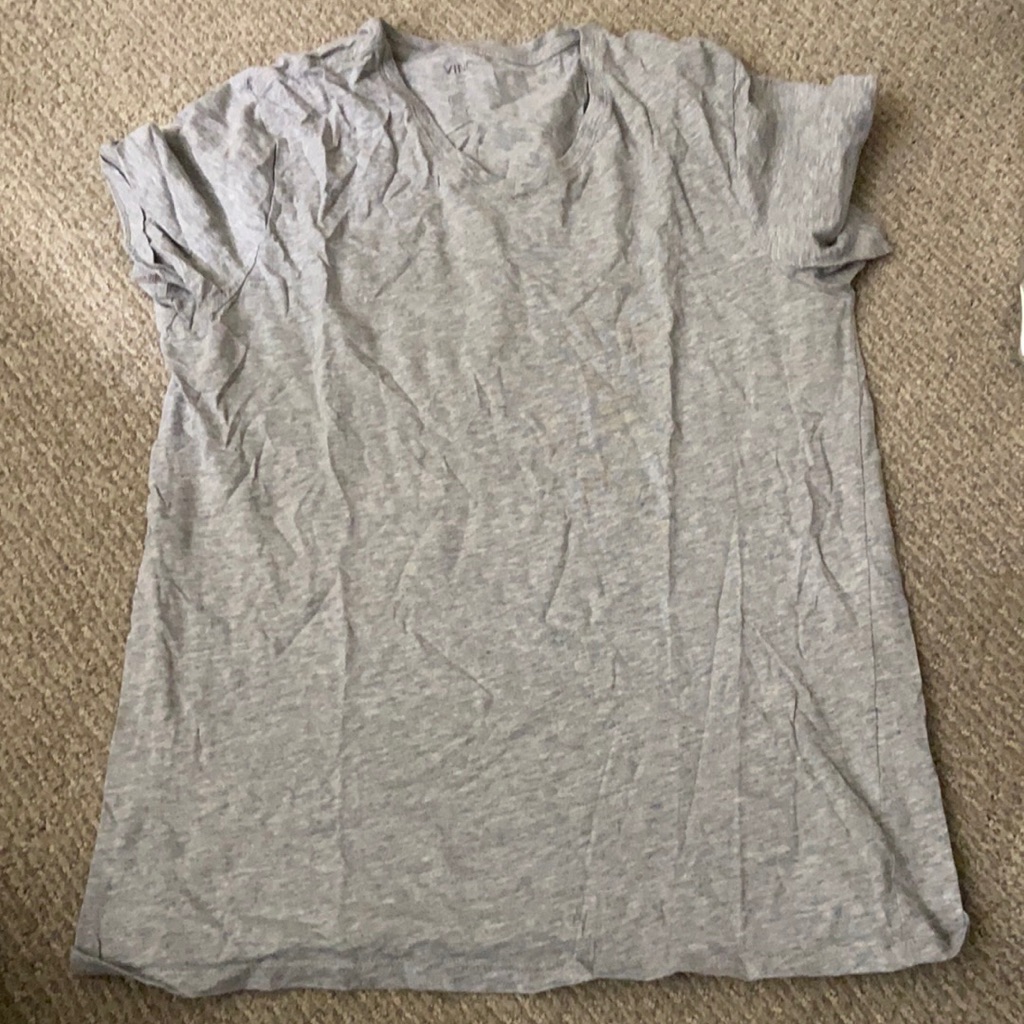 Gray V-Neck